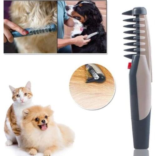 Electric Dog Brush Automatic Tools Dog Grooming Shedding Comb For Dogs Trimming Brush Removes Pet Hairs