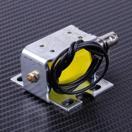 LETAOSK DC 12V Open Frame Solenoid Electromagnet 0.8N Holding Push Type ZYE1-0837ZP