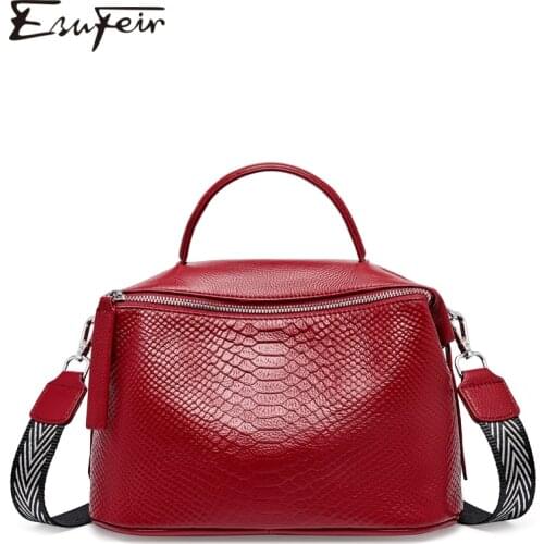 ESUFEIR Women's Leather Bags With Short Handles
