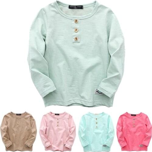 Boys t shirt girls tshirt long sleeve tops 2020 spring cotton kids tshirts clothes boy girl t-shirt for children t shirts top