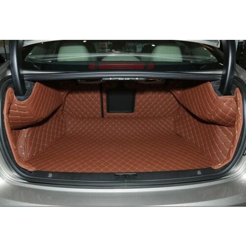 Good quality! Special trunk mats for Volvo S60 Inion 2016-2013 waterproof durable boot carpets for S60 Inion 2017,Free shipping