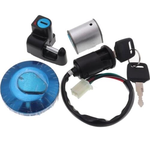 Ignition Fuel Tank Cap Helmet Anti-theft Lock for Monkey Z50 Bike