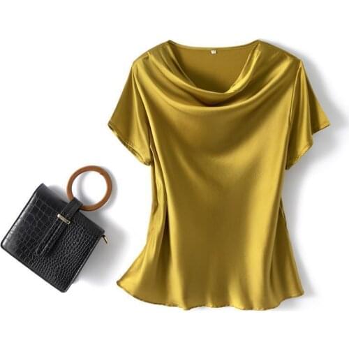 Женские шелковые футболки LIBIELIY China At AliExpress