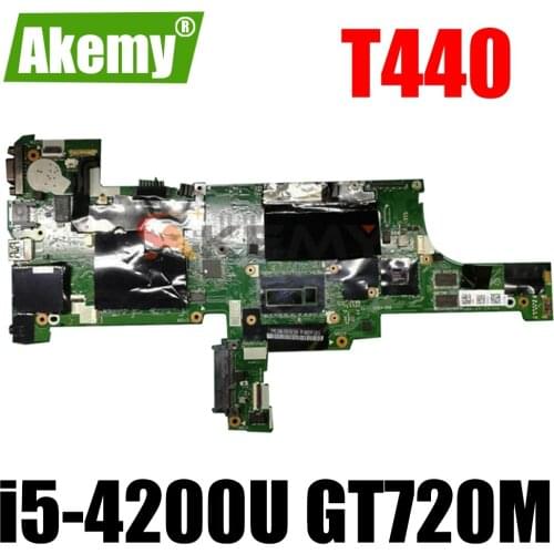 For Lenovo Thinkpad T440 notebook motherboard VIVL0 NM-A101 CPU i5 4200U GPU GT720M 100% test work FRU 00HW219 04X4036 04X4037