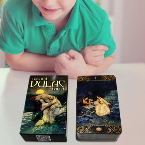 2021 New Edmund Dulac Tarots Cards Full English 78-Card Deck Oracle Party Fate Board Game