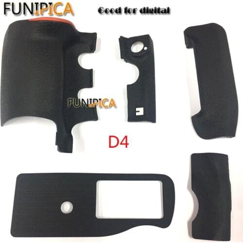 D4 Body Rubber a set of 5PCS Grip thumb front shell left side bottom camera repair parts For Nikon D4s SLR free shipping