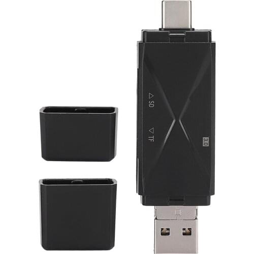 Memory Card Reader Type-C + OTG 5-In-1 USB 3.0 500MB / S Multi-Function Phone Computer Accessory Card Reader SD Card TF