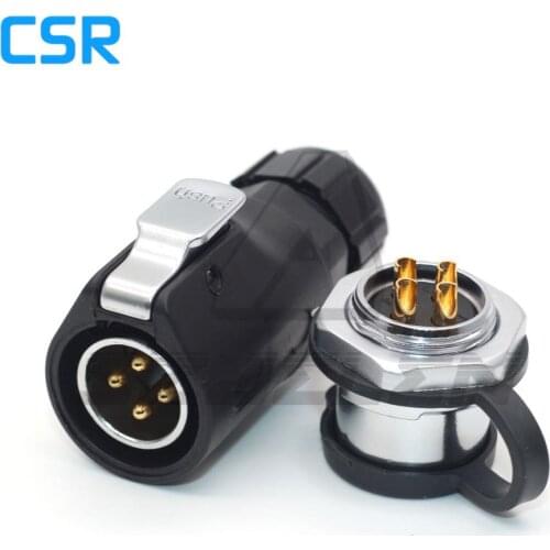 XHP20 , 2 3 4 5 6 7 8 9 10 12 Pin Waterproof connector IP65 cable connector plug & socket Back Nut Panel Mount Connector