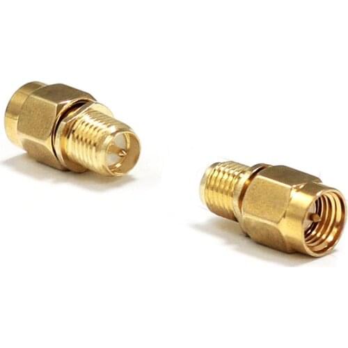 1pc RF Connector Adapter SMA Male Switch RP-SMA Female Straight Wholesale Fast Shipping