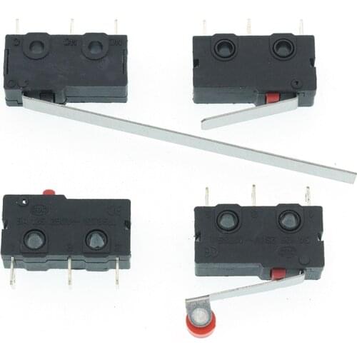 10pcs New Micro Roller Lever Arm Normally Open Close Limit Switch KW12-3 KW11-N
