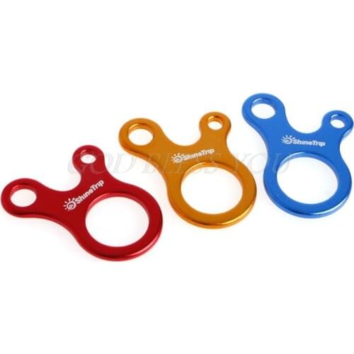 10pcs 3 Holes Camping Awning Cord Rope Tensioner Guy Line Runners Hook Hanger Drop Shipping