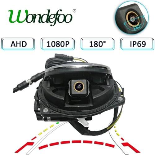 180 degree 1080P AHD HD Vehicle Rear view camera For Volkswagen VW POLO 6C 6R Before 2019 Night vision Car Reversing Waterproof