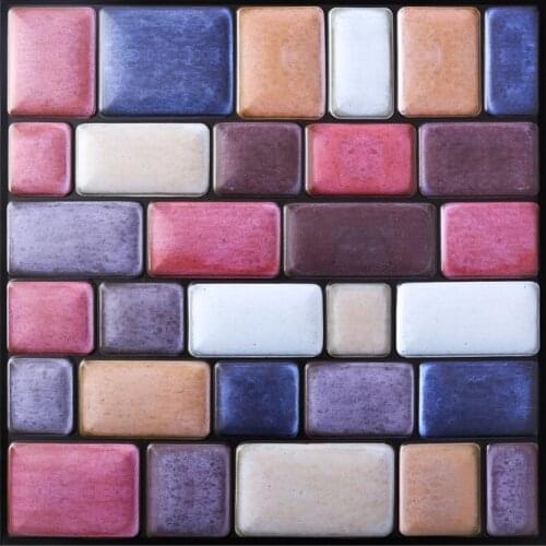 3D Tile Sticker Anti-Collision Sticker PVC Wall Stickers wall stickers home decor living room