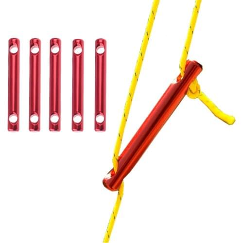 5Pcs/lot Tent Guyline Para Cord Rope Fastener Guy Line Adjuster Stick Rod Runner Wind Stopper Tightener Hook Buckle Tensioner