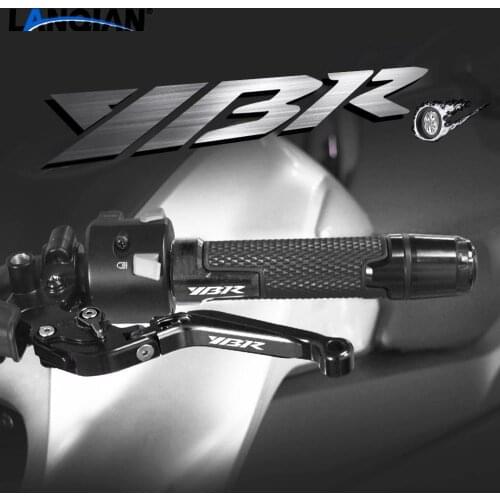 For Yamaha YBR 125 250 Motorcycle Accessories Brake Clutch Levers Handlebar Hand Grip Ends YBR125 YBR250 2005-2014 2012 2013