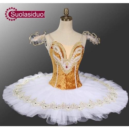 Adult Camel Professional Ballet Tutus Girls Classical Nutcracker Stage Tutu Women Stage Performance Ballet Tutu SD0015