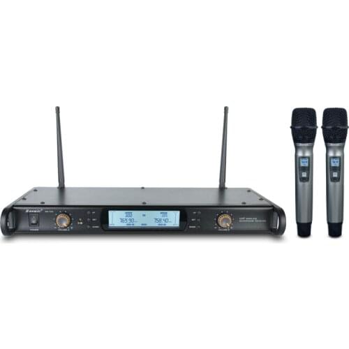 Baomic BM-7200 Professional UHF wireless microphone system Designed for KTV rooms and stage use handheld or Headset lavalier MIC