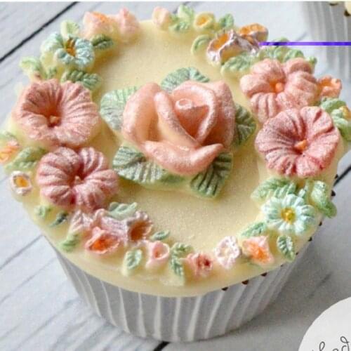 Flowers double sunflowers baking tools Silicone Fondant Paste Mold Cake Decorating Clay Resin sugar Candy Sculpey T0754