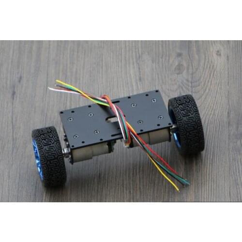 Two-wheeled self-balancing trolley Intelligent trolley chassis Balanced car Motor model