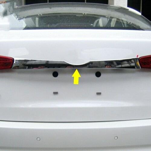 For Kia K5 2010-2015 High-quality ABS Chrome rear trunk door decorative strip tailgate decorative strip car accessories