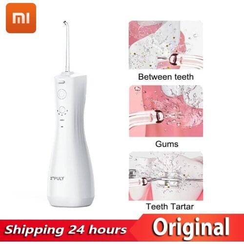 2021 YOUPIN ENPULY Portable Mini Oral Irrigator ML8 IPX7 Waterproof 6 Mode Bucal Tooth Cleaner 250mL Water Tank Teeth Cleaning