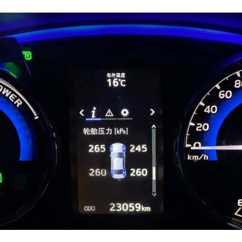 Tire Pressure Monitoring Car Tire Dashboard display Tire pressure monitor For Toyota Corolla altis 2019 2020 Auto Accessories