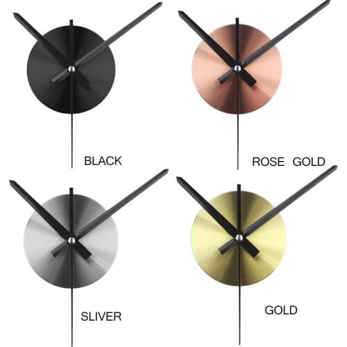 Brief DIY Wall Clock Needles Hanging Quartz Watch Clock Movement Mechanism Hour Hands Accessories for 3D Wall Clock Home Decor