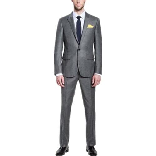 Handsome charming the groom suits high-grade quality groom suit fashion a grain of buckle mens tuxedos(jacket+pants+vest+tie)