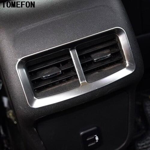 TOMEFON Rear Armrest Air Vent Cover Trim Outlet 2pcs For Low Equipped Car ABS For Chevrolet Holden Equinox Third GE 2018-2020
