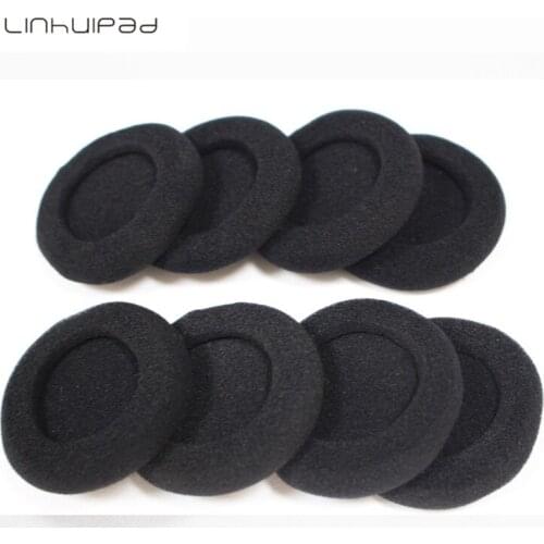 Linhuipad Free Shipping 70mm Headset Foam Ear Cushions headphone Earpads 10pcs /lot suit for ATH-SJ5 SJ55 ES7 Sony MDR V150 V250