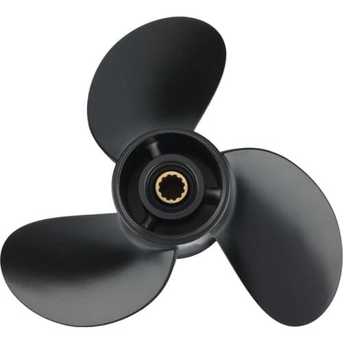 Outboard Propeller For Tohatsu Mercury 8Hp 9.9Hp 8.5X9 Boat Ship Screw 3 Blade 12 Spline Marine Engine Part