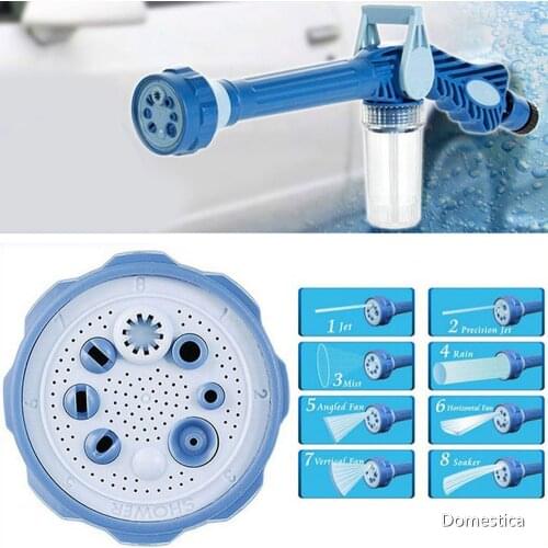 Watering Gardening Gun Garden Water Gun 8-In-1 Multifunctional Car Washing Water Gun Sprinkler Car Washing Shower Garden Tools