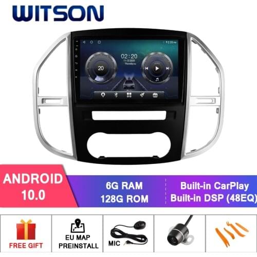 WITSON 10.2'' Android 10 Octa core 4GB RAM CAR RADIO FOR MERCEDES-BENZ VITO 3 W447 2014-2020 1024x600 HD+I+MirrorLink Optional