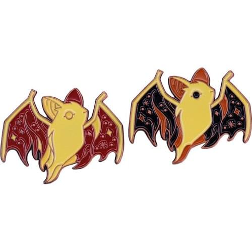 Ghost Friend - Halloween Bat Badge