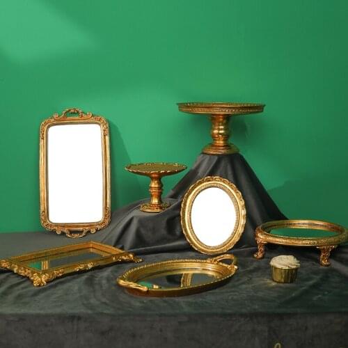 Gold Color Cake Stands Sets Glass Cupcake Plates for Dessert Tableware Cake Plate Fruit Dessert Birthday Wedding Cake Plates