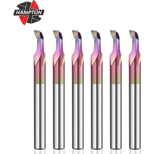 1pc 8mm HSS Single Flute End Mills CNC 60-120 mm Profile Milling Cutter for Aluminium Fiber Glass Acrylic Wood Copper Plastic