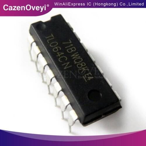 10pcs/lot TL064CN DIP-14 TL064 DIP14 064CN DIP TL064CP In Stock