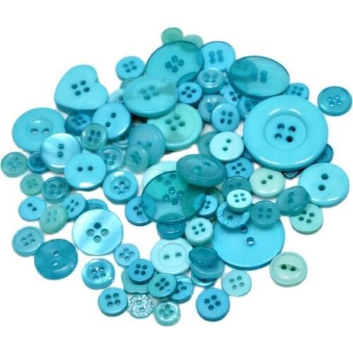 100g Mixed Button Approx 200pcs Mixed buttons and sizes Fashion Fastener Buttons For Craft & DIY Button Scrapbooking Accessories