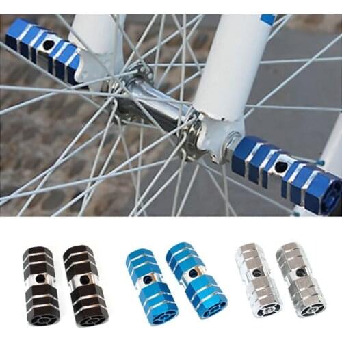 2 Pcs Anti-Slip Achter Voeten Pedalen Mountain Sports Cycling Bike Bicycle Voor Bmx Fiets Pedaal Aluminum Foot Pegs Pedal