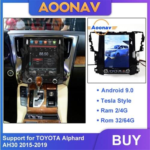2din android car multimedia player For TOYOTA Alphard AH30 2015-2019 car auto radio autoradio GPS navigation MP4 DVD player