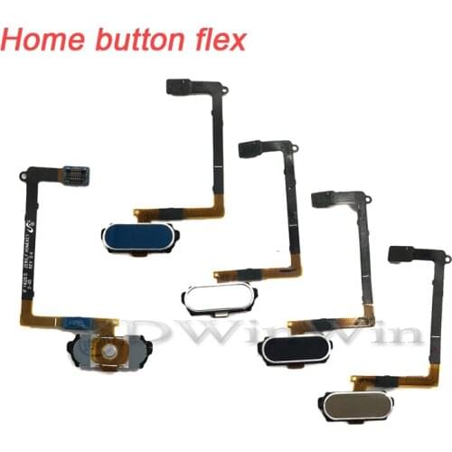 50pcs Home Button Fingerprint Sensor Flex Cable For Samsung Galaxy S6 G920f S6 S7 Edge Plus G928f G925F Home Flex