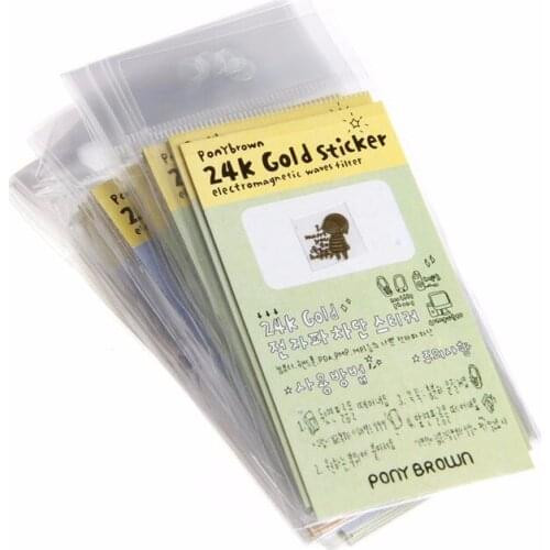 50PCS Korea Cartoon Anti-radiation Gold-plated Mobile Cell Phone Camera Stickers