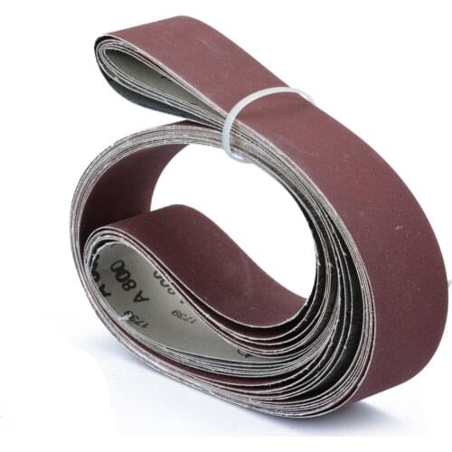 6pcs/set 5x182cm Sanding Belts 180/240/320/400/600/800 Grit Belt Sander Power Tools for Wood Metal Surface Polishing Cleaning