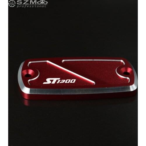 For HONDA ST1300 ST 1300 2002-2003 Aluminum Motorcycle Accessories Front Brake Master Cylinder Fluid Reservoir Cover CNC