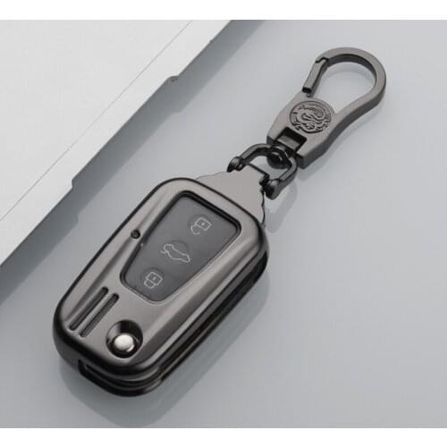 Zinc Alloy car accessories car key case cover for MG MG3 MG5 MG6 MG7 GT GS FOR Roewe 350 360 750 W5 3 button key chains