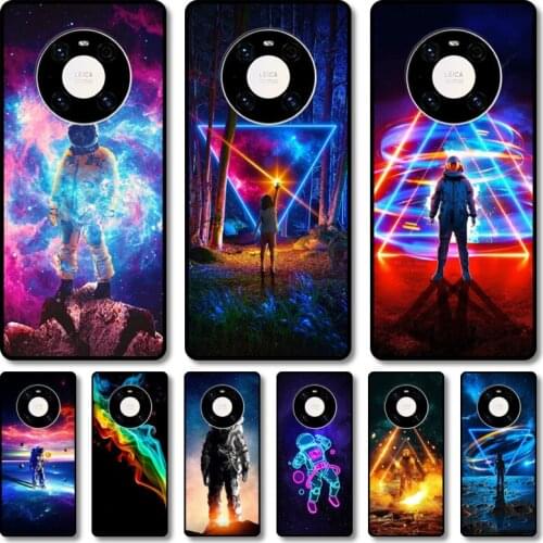 Personality Phone Case For Huawei mate 40 30 10 20 40 8 9 Lite Z Pro RS black cell shell