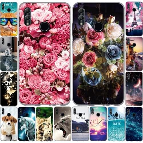Huawei Honor 10 Lite Case Cover Soft Silicone Cute TPU Back Cover For Fundas Huawei P Smart 2019 / Honor 10 Lite Phone Case Bags