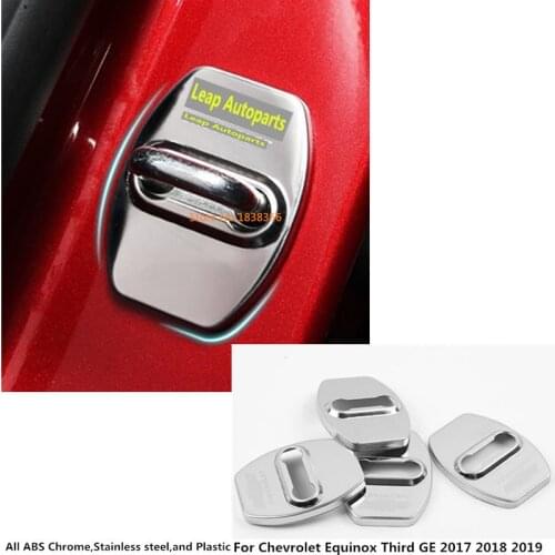 For Chevrolet Equinox Third GE 2017 2018 2019 2020 Car Interior Anti Rust Water Proof Door Lock Key Stainless Steel Buckle