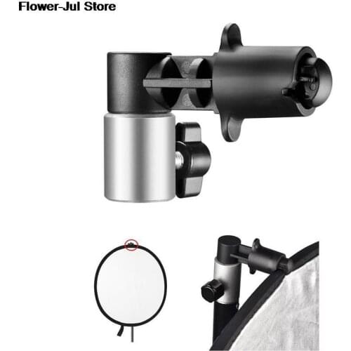 Photo Video Photography Studio Reflector Disc Holder Clip Clamp for Light Stand