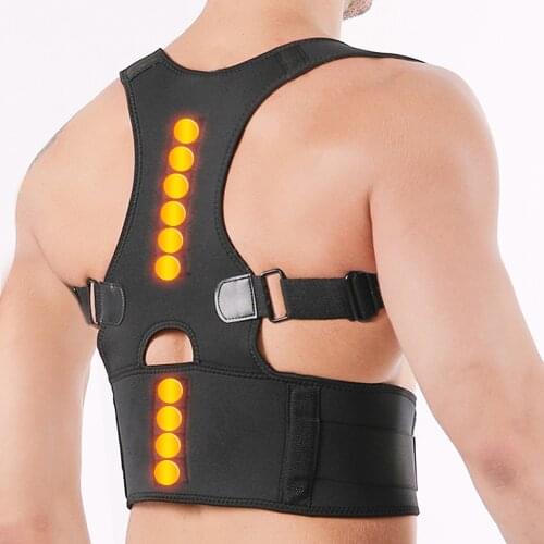 3XL Posture Corrector Magnetic Therapy Brace Shoulder Back Support Belt for Men Women Braces & Supports Belt Shoulder Posture